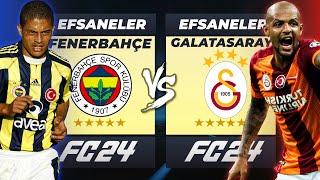 FENERBAHÇE EFSANELERİ vs GALATASARAY EFSANELERİ // FC 24 KARİYER MODU ALL-STAR KAPIŞMA