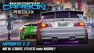 NFS Carbon REDUX 1.2 | New Cars, Fixes, Unlocking Conditions & More + Tutorial & Setup