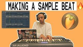 THIS BEAT IS CHILL !!! ( Making a beat by Sampling in fl studio 12)