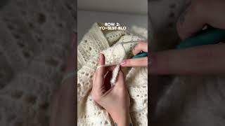 Knit-like crochet ribbing  #crochet #knitting #crochetribbing