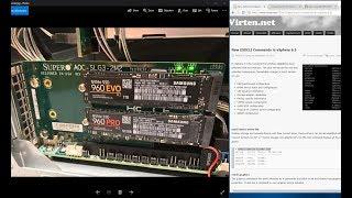 How to find NVMe SSD firmware versions in a VMware ESXi 6.5 Server