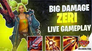 Big Damage Zeri Build Is CRAZY! - Wild Rift HellsDevil Plus Gameplay