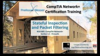 Stateful Inspection and Packet Filtering - CompTIA Network+ N10-005: 5.5