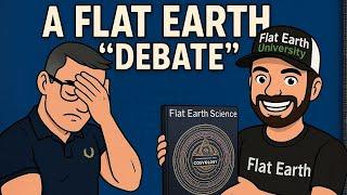 A Flat Earth "Debate" FTFE VS Fake "Dr" Steven Alonzo