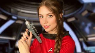 ASMR Star Trek Ensign Takes Care Of You, Captain Kirk Roleplay (ASMR For Sleep, Personal Attention)