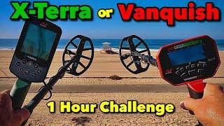 Minelab X-Terra Pro vs. Vanquish 540 on the Beach • Metal Detecting