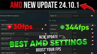 AMD Software Adrenalin Edition 24.10.1  | AMD New Update 24.10.1 | Best AMD Settings For Gaming