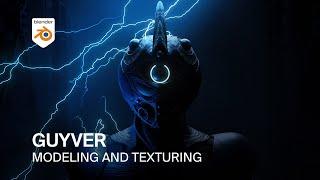 Guyver | Blender | Modeling texturing