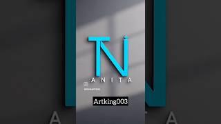 Art king ANITA LOGO DRAW #ytshorts #logo #art #popular @MVK-Art