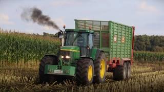 Maisernte 2024 mit JohnDeere Traktoren (7810)!  Häckseln mit Krone BIG X780 im Emsland (2/2)