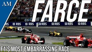 F1'S MOST EMBARRASSING RACE! The 2005 United States GP, 20 Years Later...