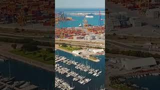 Valencia Port #travel #drone #valencia