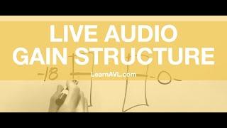 Gain Structure - Live Audio - LearnAVL.com