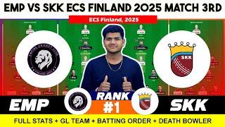 SKK vs EMP , SKK vs EMP , SKK Rapids vs Hadley’s Empire XI 3RD ECS T10 Finland