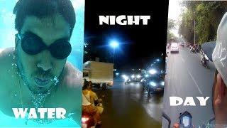 EKEN H9R ACTION CAMERA VIDEO PERFORMANCE IN DAY | NIGHT | WATER