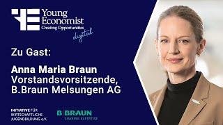 Young Economist mit Anna Maria Braun - CEO B Braun Melsungen