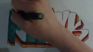 Nask Graffiti Sketch