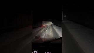 Awesome driver recovers the truck from a skid  #bigrig #semi #trucking
