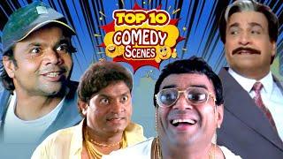 Top 10 Comedy Scenes | Bhagam Bhag - Deewane Huye Paagal - Awara Paagal Deewana - Dulhe Raja