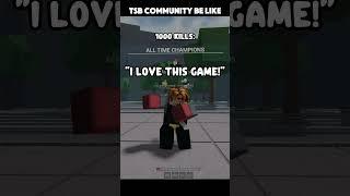 TSB community be like: #shorts #gaming #tsb #community #roblox