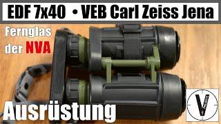 EDF 7x40 Fernglas • NVA • militärisches Glas aus dem VEB Carl Zeiss Jena • immer noch top