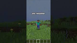 How to disable rain and thunderstorms in Minecraft ️ #shorts