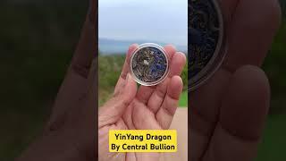 Silver Coin Yin Yang Dragon by Central Bullion