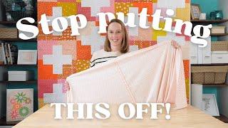 Make a quilt backing (perfect for longarming OR domestic quilting)