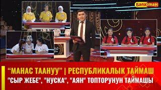 "Сыр жебе", "Нуска", "Аян" топторунун таймашы // Республикалык таймаш // 2023