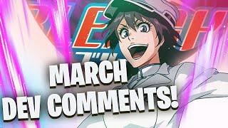 5X INHERITANCE TRIALS!! BIG CHANGES TO SENKAIMON & ARENA! MARCH DEV COMMENTS! Bleach: Brave Souls!