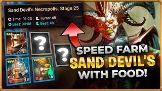 Speed Farm The Sand Devil's Necropolis With Food! Raid Shadow Legends