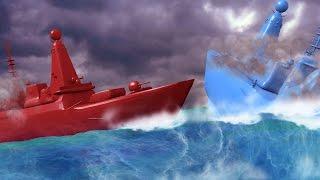 Roblox | RED VS BLUE BATTLESHIPS - My Ship is Sinking! (Roblox Adventures)