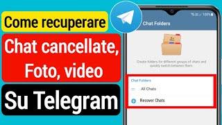 Come recuperare messaggi, chat, immagini e video cancellati di Telegram (metodo 2023)