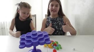 #games #баланс #tower Кто опрокинет башню?/Держим БАЛАНС/ Nastya & Varya Vlog