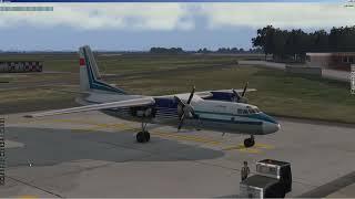 X-plane 11 | Felis Ан 24 | Виртуальный штурман для РСБН на базе MyNL | UUEE -UWGG