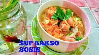 CARA MEMBUAT SUP SOSIS BAKSO, ALA BUNDA LASTRI OFFICIAL