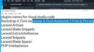 MUST HAVE EXTENSIONS FOR VS CODE FOR LARAVEL DEVELOPMENT