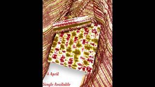 single Available *New Launched**Tie and Dye Print Pure Cotton Dress Material*Cotton Top