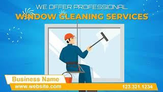 Window Cleaning Services Animation PPTX