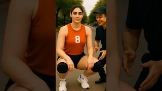 World's tallest female volleyball player in usa Etallwoman #tallgirlfriend #volleyball #usa