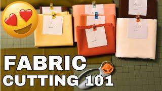 Quilting Basics #3 Cutting Fabric for Quilts Made Easy! How to Cut Fabric for Beginners