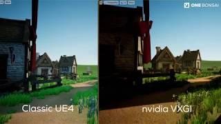 OneBonsai - Unreal Engine lightmass and Nvidia VXGI comparison