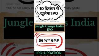 Jungle Camps India Limited • Jungle Camps  IPO • Jungle Camps IPO Review • Jungle IPO Latest News