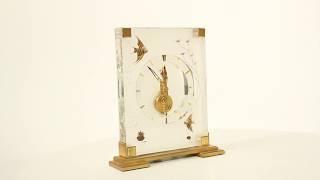 Vintage Jaeger le Coultre Marina Angel Fish Desk Clock