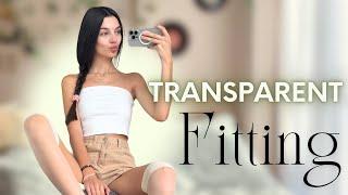 TRANSPARENT TRY ON HAUL: Get Ready With Me|Sheer Stockings