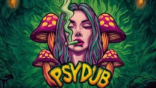 Psy Dub Mix 2025 | Trippy Mushroom Trip with Smoke & Psychedelic Visuals