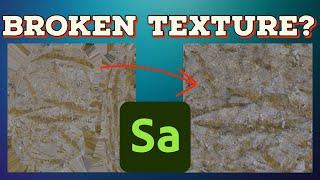 How To Fix Textures Using Adobe Substance 3D Sampler - Make it Tile