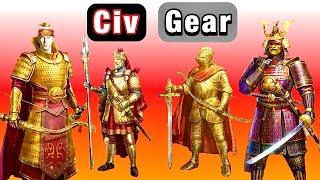 Picking the Best Civ Gear for your Generals