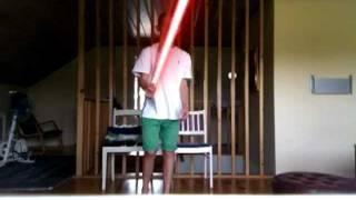 Lightsaber test in sony vegas pro 10