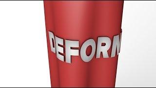 Text Deform on Waving Surface in Ciname 4D Tutorial